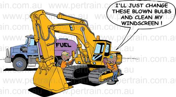 I'll just change these excavator