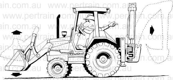 Hydraulic system backhoe