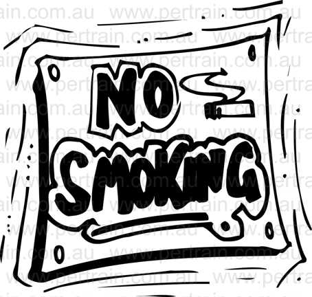 No Smoking sign