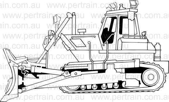 Dozer d155ax left 2