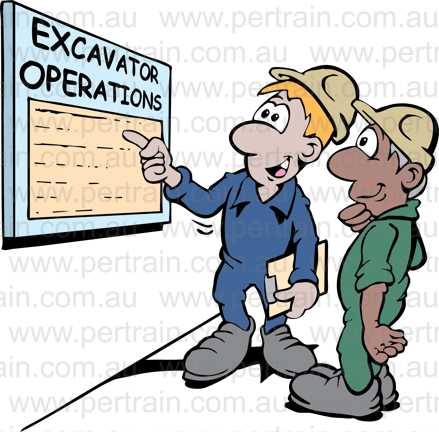 Excavator operations plan