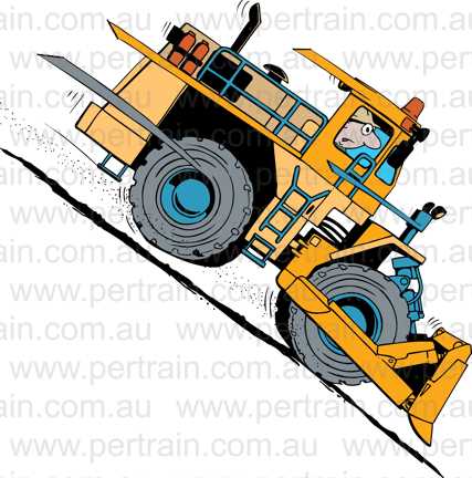 Down hill tyre dozer