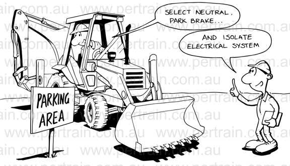 Select neutral backhoe