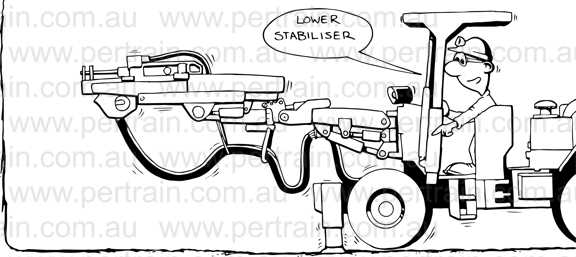 Lower stabiliser drill