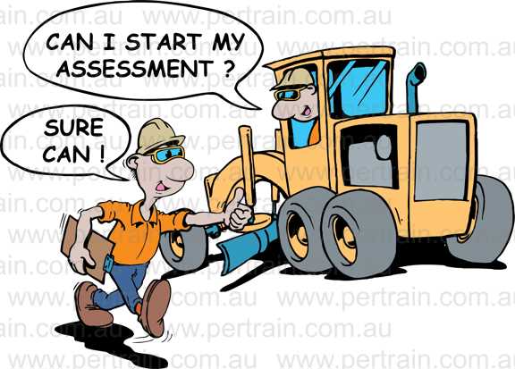 Grader start assessment