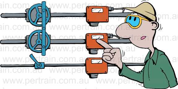 Flow rate indicators con