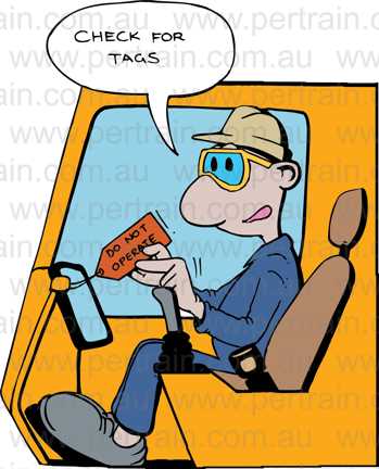 Cab ex check for tags