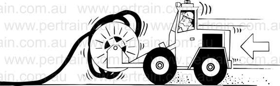 Cable reeler spool too slow forward