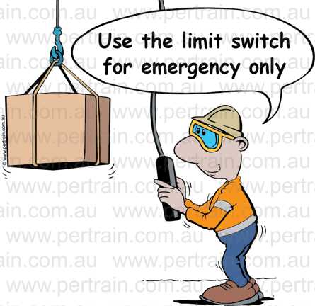 Limit switch in emergency