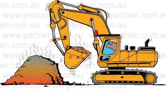 Spon con excavator