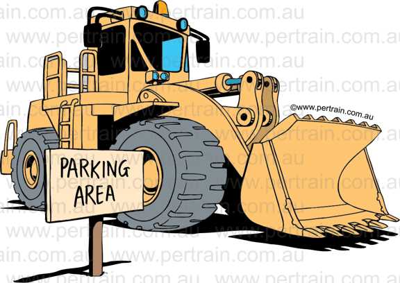 Parking spot front end loader