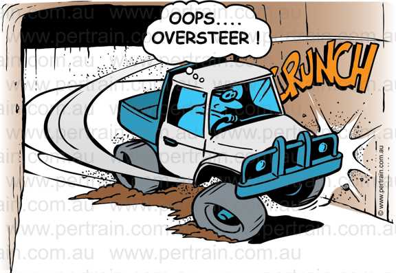 Ute oversteer grey