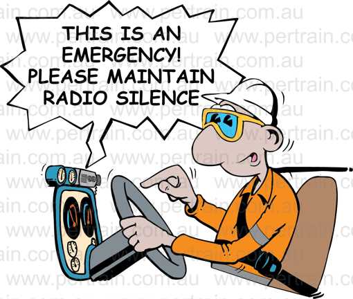 Maintain radio silence