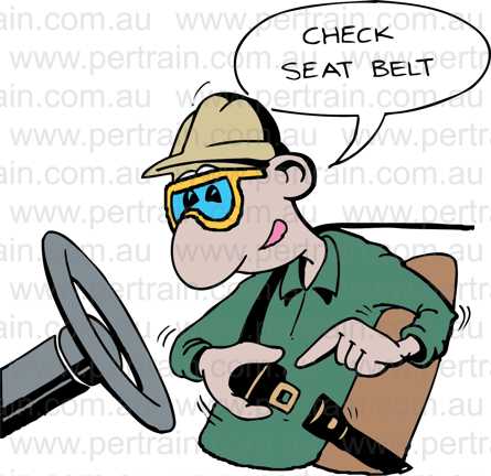 Check seat belt cm