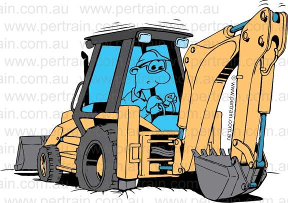 Soft ground backhoe