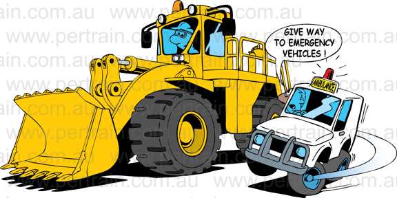 Give way to em front end loader 2