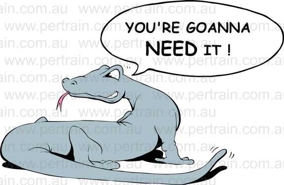 Goanna need it