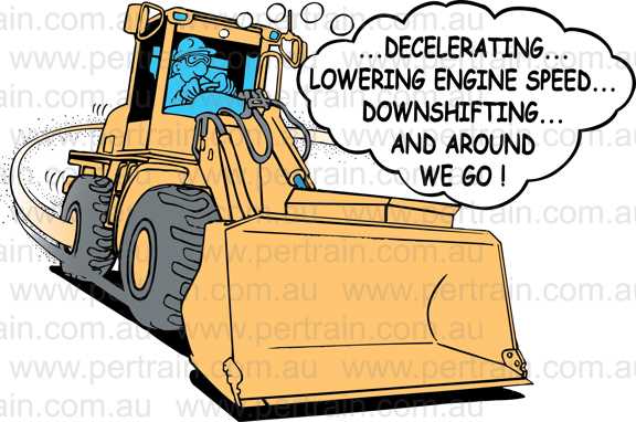 Cat 924g decelerating