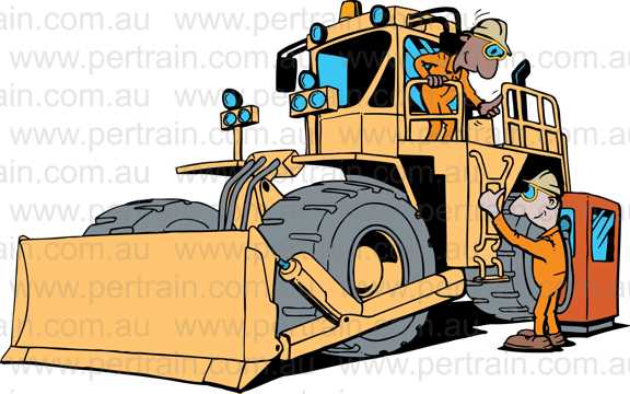 Refuel four tyre dozer