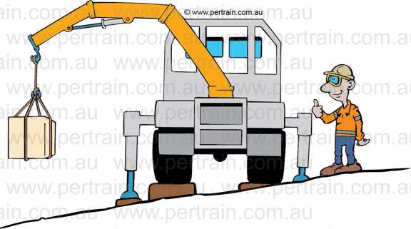 Stabilise load on slope