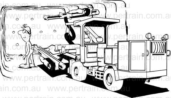 Ug drill inspect drilling area