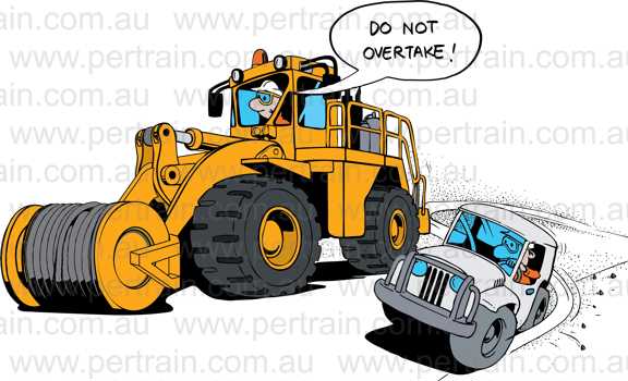Do not overtake cable reeler