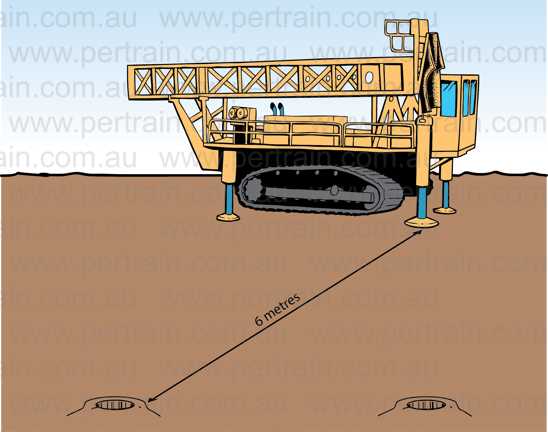 Drill 6 metres