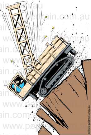 D90 drill topple