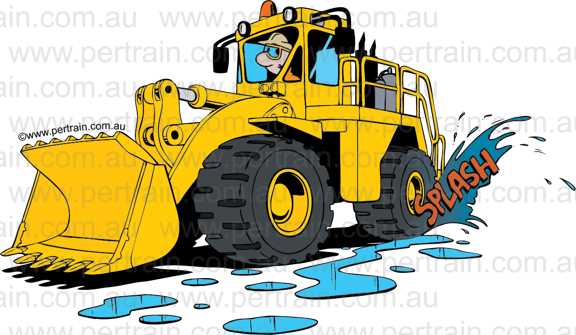 Wet conditions front end loader col