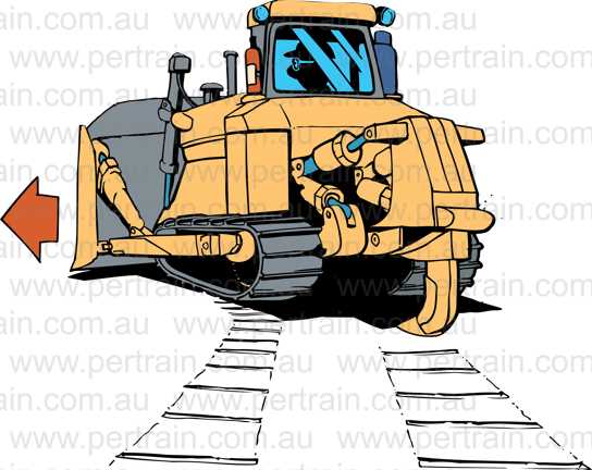 Dozer turn left