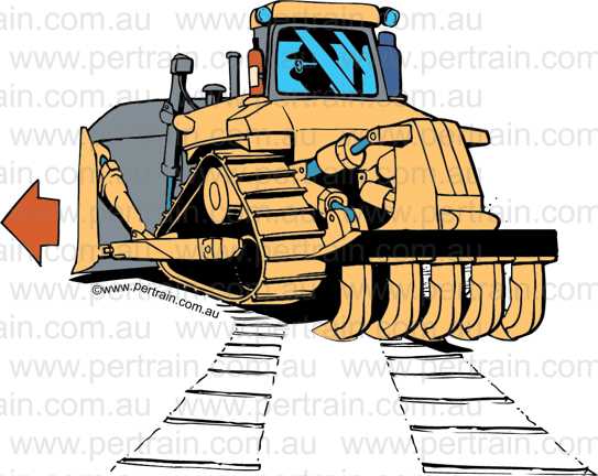 Dozer D11 slew left