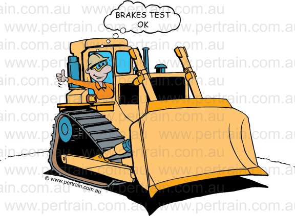 Dozer brakes test