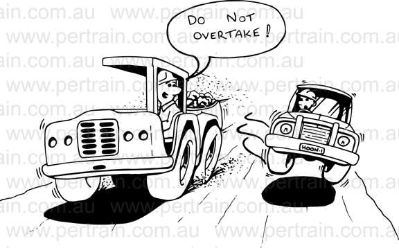 Do not overtake underground HT