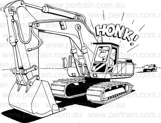 Honk once excavator