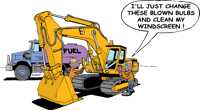 I'll just change these excavator