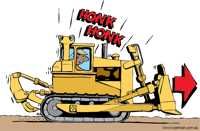 Dozer 2 honks forward (generic)