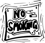 No Smoking sign