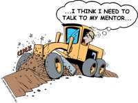 Grader talk to mentor