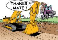 Thanks mate excavator