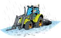 In the rain claas