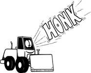 Honking dozer