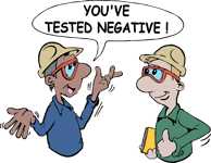 You've tested negative