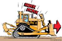 2 Honks forward (dozer)