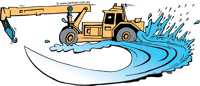 Non slew skid in wet