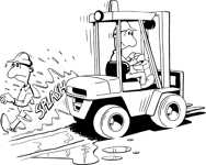 Splash ped forklift2