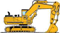 Excavator s bw