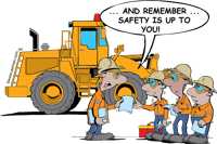 Front end loader safety is up to you