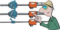 Flow rate indicators con