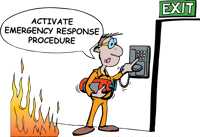 Activate emergency response procedure