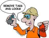 Remove tags and locks